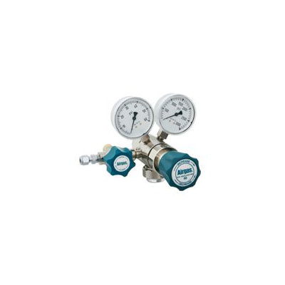 Airgas - 100 PSI Delivery Two Stage Brass High Purity Line Regulator With Check Valve And Purifier In Regulator Body, CGA-590 at Sears.com