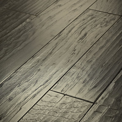 Shaw Floors Epic Pebble Hill 5" Engineered Hickory in Stonehenge at Sears.com