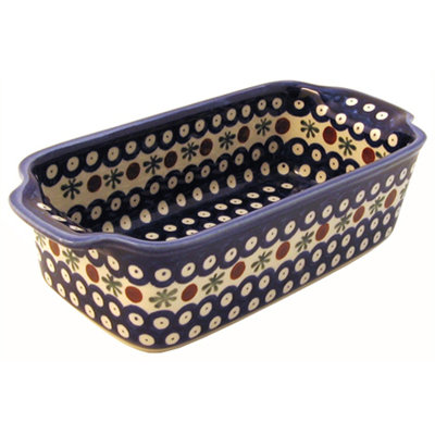 Polish Pottery 10.5" Loaf Pan - Pattern 41A at Sears.com