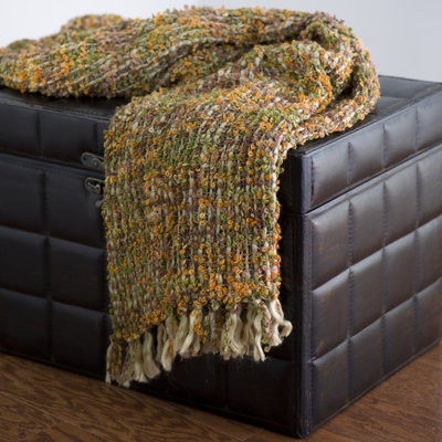 Rizzy Home TH-0086 Throw in Orange / Brown at Sears.com