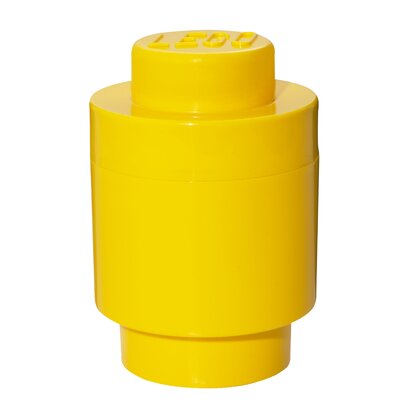 UPC 887988000037 product image for Round Storage Brick 1 Toy Box - Color: Bright Yellow | upcitemdb.com