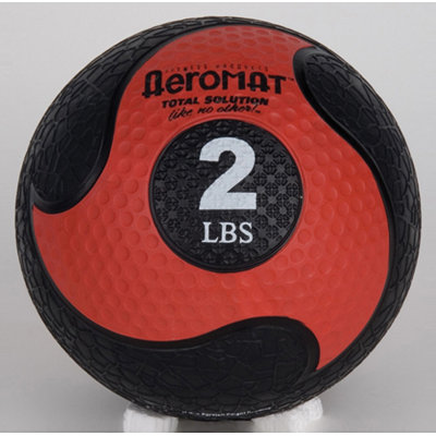 AeroMAT Deluxe Medicine Ball - Color: Black / Red, Size: 7.75" Diameter at Sears.com