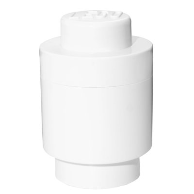 UPC 887988000068 product image for Round Storage Brick 1 Toy Box - Color: White | upcitemdb.com