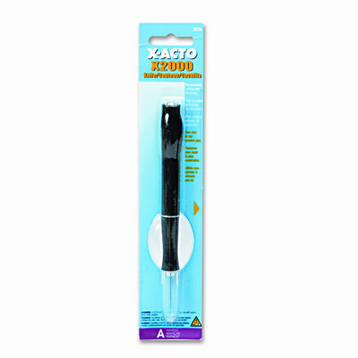 HUNT MFG. X2000 No-Roll Rubber Barrel Knife with #11 Replaceable Blade and ...