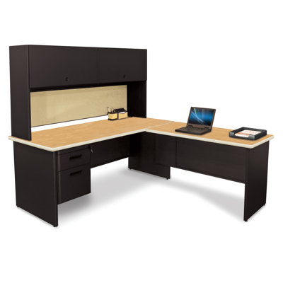 UPC 762805008932 product image for Pronto Executive Desk with Return - Top Finish: Oak | upcitemdb.com