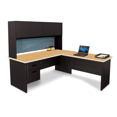 UPC 762805008956 product image for Pronto Executive Desk with Return - Top Finish: Oak | upcitemdb.com