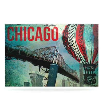 UPC 640213000215 product image for Chicago by iRuz33 Graphic Art Plaque | upcitemdb.com