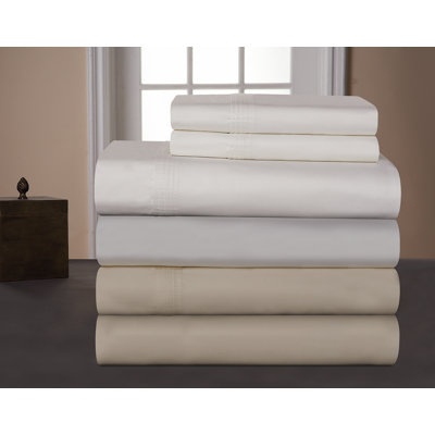 Pointehaven 700 Thread Count Deep Pocket Pima Sheet Set - Size: Queen, Color: White at Sears.com