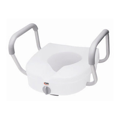 Carex E-Z Lock Raised Toilet Seat with Adjustable Handles at Sears.com