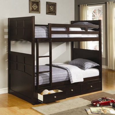 Wildon Home Twin Bunk Bed in Rich Cappuccino at Sears.com