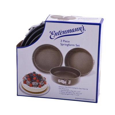Entenmanns Bakeware Classic 3 Piece Springform Pan Set
