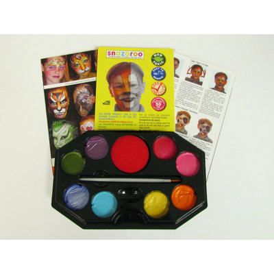 SnazarooUSA Sparkle Rainbow 8 Color Face Paint Kit with Brush and Sponge at Sears.com