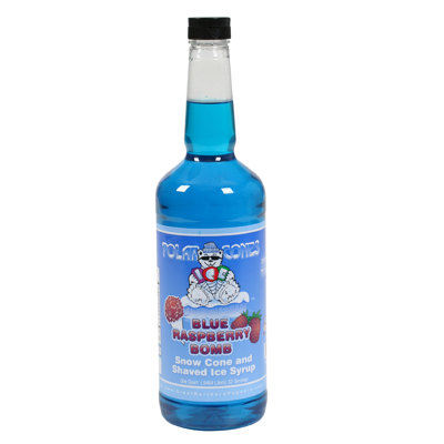 Snow Cone And Shaved Ice Syrup Quart In Blue Raspberry