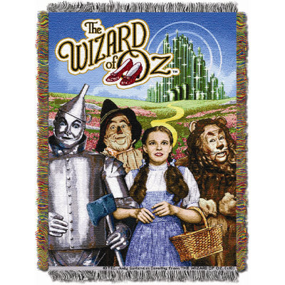 Northwest Co. Entertainment Wizard of Oz Group Tapestry Throw at Sears.com