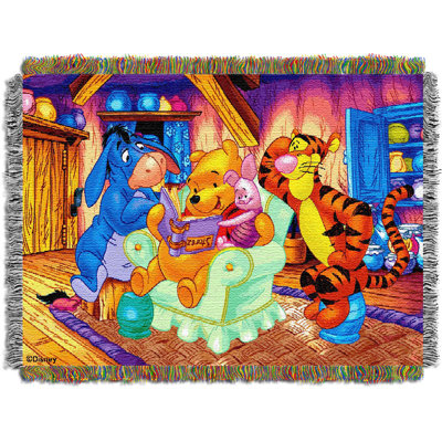 Northwest Co. Entertainment Pooh Story Time Tapestry Throw at Sears.com