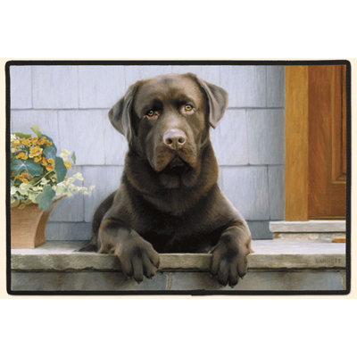 Fiddler's Elbow Chocolate Lab Porch Doormat at Sears.com