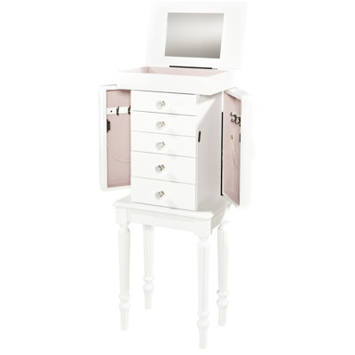 Linon Sonia Jewelry Armoire in Crisp White at Sears.com
