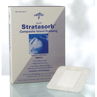 Stratasorb Composite Island Dressing - Size: 6 X 7", Quantity: Box Of price decreased by 70%
