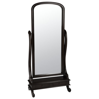 Cooper Classics Garrison Cheval Mirror in Distressed Dark Cherry at Sears.com