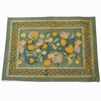 Couleur Nature Fruit Yellow Green Placemat (Set of 6) at Sears.com