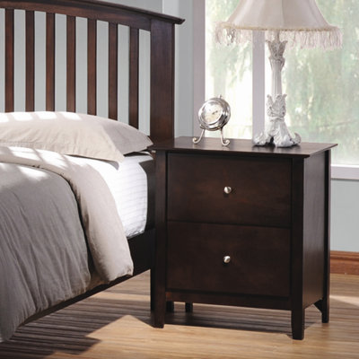 Wildon Home Double Oak Nightstand in Cappuccino at Sears.com