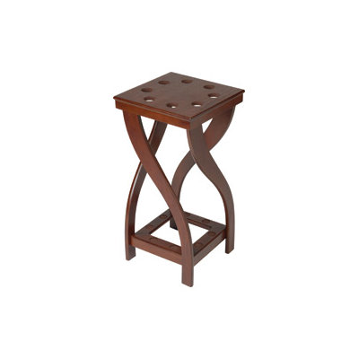 Cuestix Twist 8 Cue Floor Rack - Wood Stain: Chocolate at Sears.com
