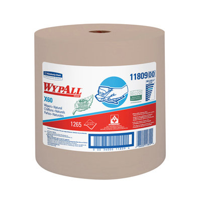 Kimberly-Clark Wypall X60 Recycle Wipers Extra-Long in Natural at Sears.com