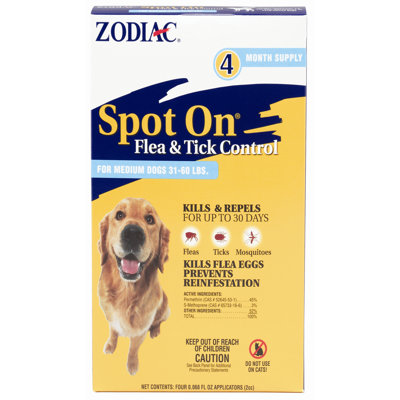 Farnam Pet Zodiac Spot on Flea and Tick Control 2cc (Pack of 4) - Size: 2CC at Sears.com