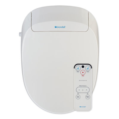Brondell Swash 300 Toilet Seat in White - Seat Type: Round at Sears.com