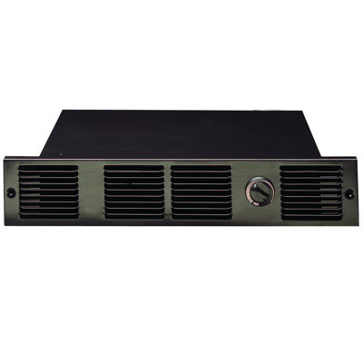 120v Under Counter Fan Forced Wall Heater In Black 120v Under Counter Fan Forced Wall Heater In Black