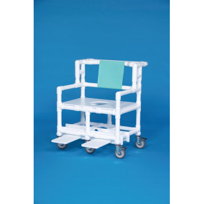 Innovative Products Unlimited Bariatric Shower Chair with 28" Between Arms - Mesh Backrest Color: Forest Green at Sears.com