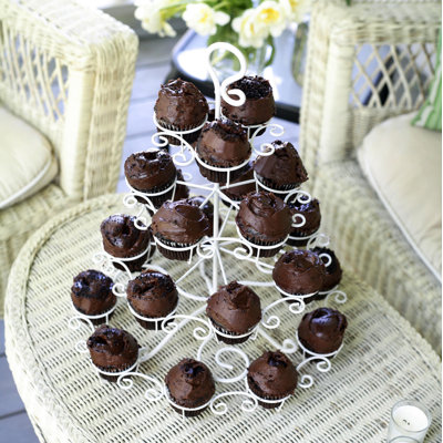 Mesa Home Scroll Cupcake Holder in White at Sears.com