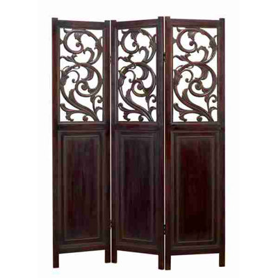 UMA Enterprises Toscana Wood and Metal 3-Panel Privacy Screen at Sears.com