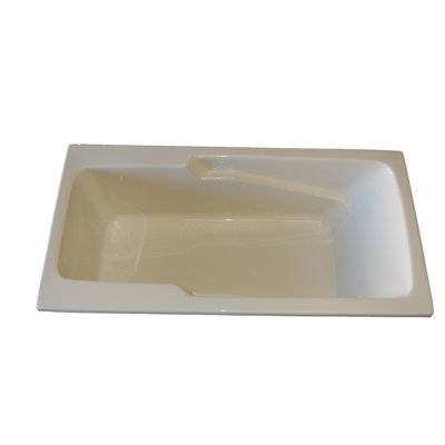 American Acrylic 60" x 30" Soaker Armrest Bath Tub - Finish: Bone, Tile Flange: No at Sears.com