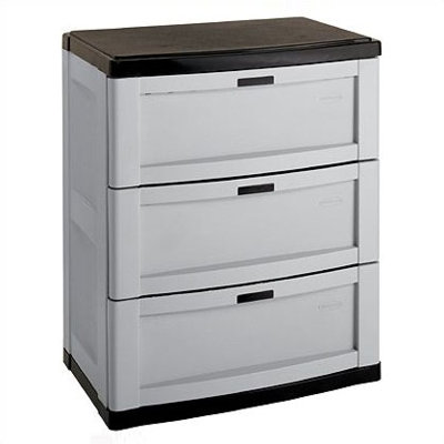 Suncast 3 Drawer Utility Storage Cabinet - Color: Grey at Sears.com