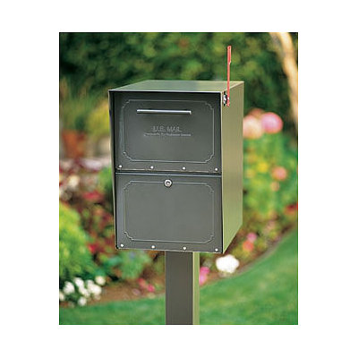 Architectural Mailboxes Oasis Jr. Locking Post Mounted Mailbox - Color: Pearl Gray at Sears.com