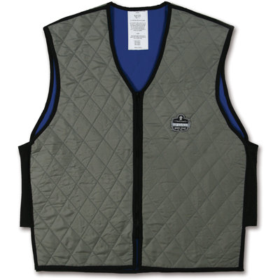 Chill-its Large Evaporative Cooling Vest In Gray