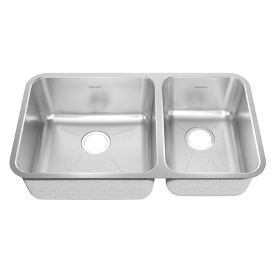 American Standard Stainless Steel Undermount 29.88 x 18.75" Double Combination Bowl Kitchen Sink at Sears.com