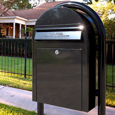 Bobi USPS Bobi Post Mounted Mailbox - Color: Stainless Steel, Mailslot Material: Stainless Steel at Sears.com
