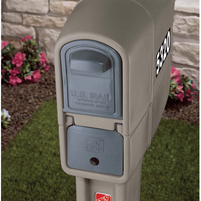 Step2 Trimline Plus Post Mounted Mailbox - Color: Stone Gray at Sears.com