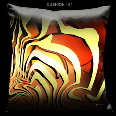 Lama Kasso Contempo Red to Orange 18" Square Satin Pillows at Sears.com