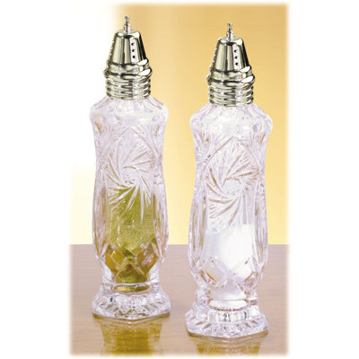 Crystal Clear Pinwheel Salt and Pepper Shakers Set at Sears.com