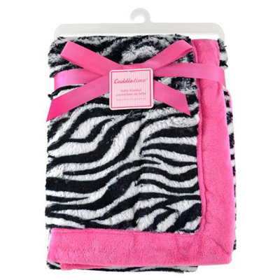 Triboro Just Born 2 Ply Blanket - Color: Pink Zebra at Sears.com
