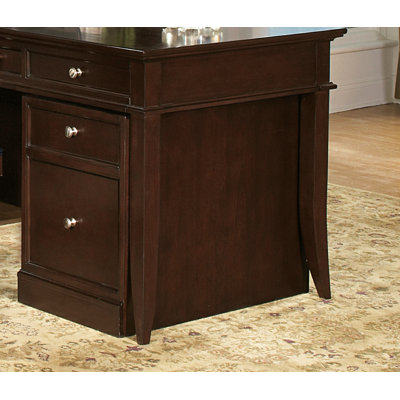 Wynwood Kennett Square Mobile Pedestal in Dark Chocolate at Sears.com