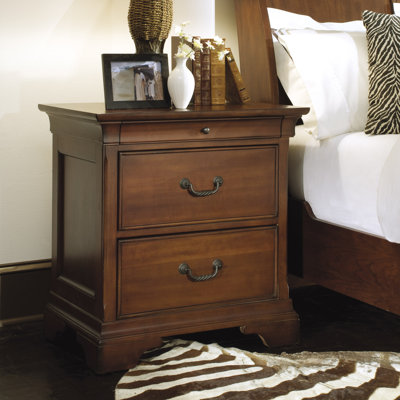 Lansford Park Berkshire Nightstand in Distressed Cherry at Sears.com