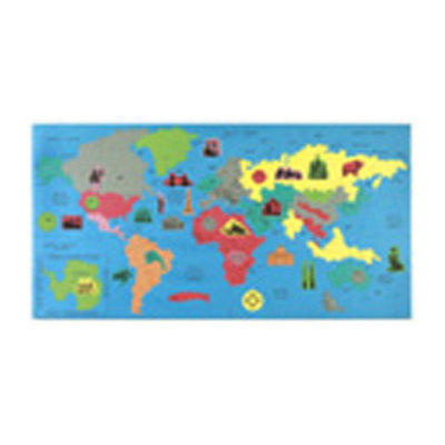 Chenille Kraft Giant Wonderfoam World Puzzle Map at Sears.com