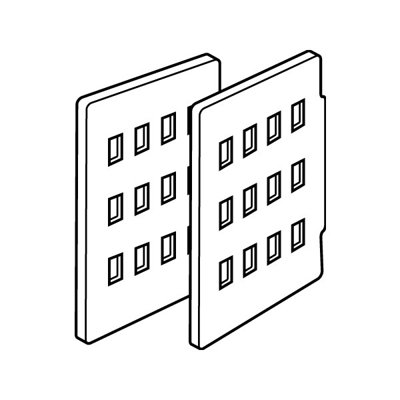 Iceberg Enterprises SnapEase Dividers for Stackable Shelf File (Pack of 2) in Platinum at Sears.com