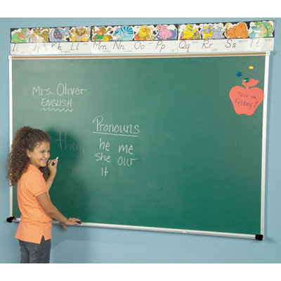Best-Rite Porcelain Steel Chalkboards - Aluminum Trim - Color: Medium Green, Size: 4' x 10' at Sears.com