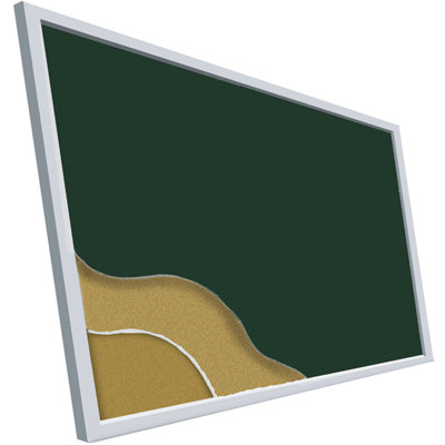 Best-Rite Fabric Covered Cork-Plate Tackboards - Color: Indigo, Size: 4' x 16' at Sears.com