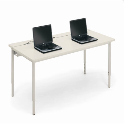 Bretford Voltea 84" x 24" Computer Table - Color: Grey Mist/Polo at Sears.com